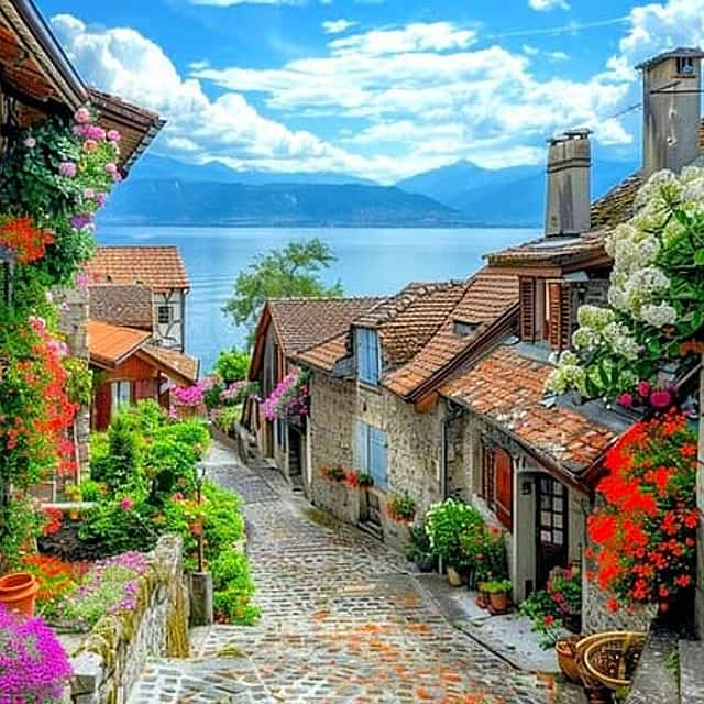 Private day trip from Geneva to Yvoire, English Speaking Driver