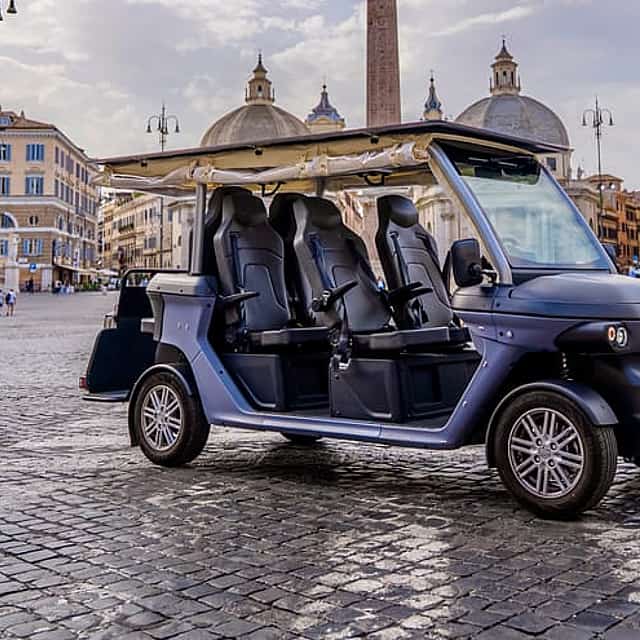 Rome: Underground Catacombs & Private Golf Cart Tour of Rome