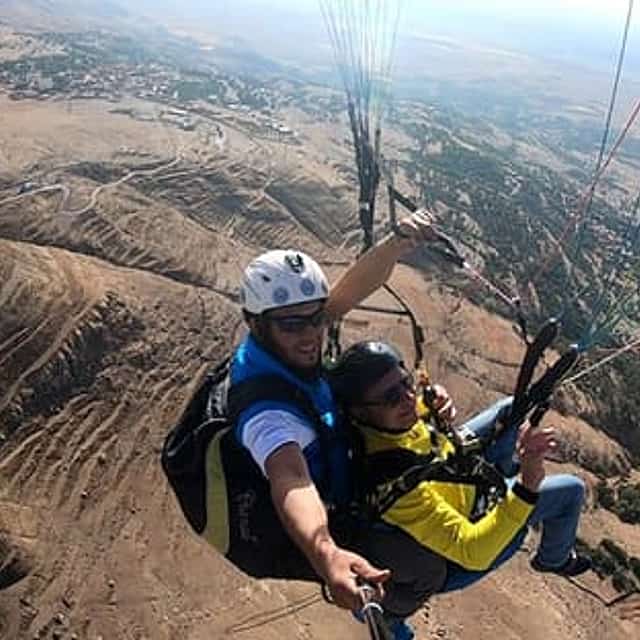 Paragliding at Kik Plateau