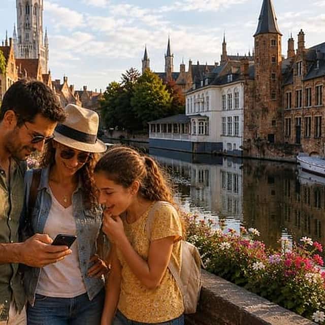 Bruges Scavenger Hunt & Highlights Self-Guided Walking Tour