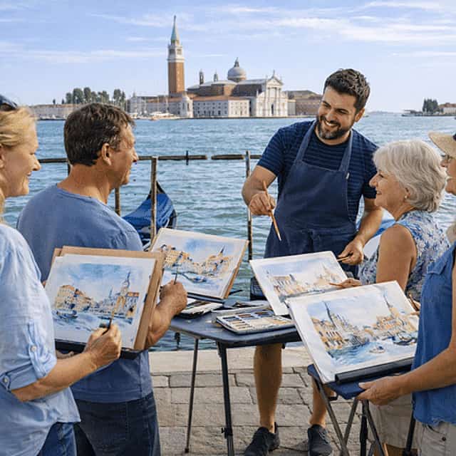 Watercolor Painting Class at the Prisons Palace