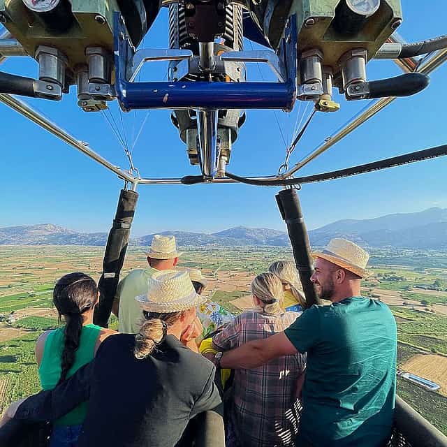 From Crete: Hot Air Balloon flight over Lasithi Plateau