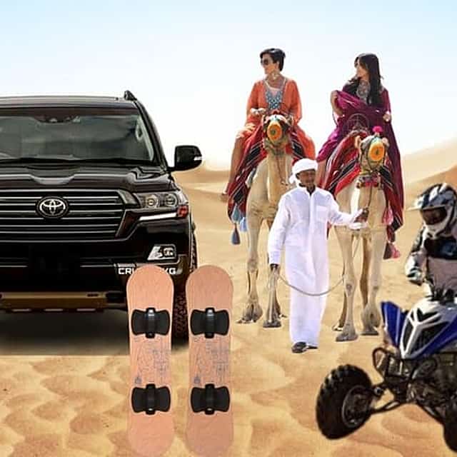 Qatar Dune Bashing Safari, Camel, Surfing , Optional Quad Bike