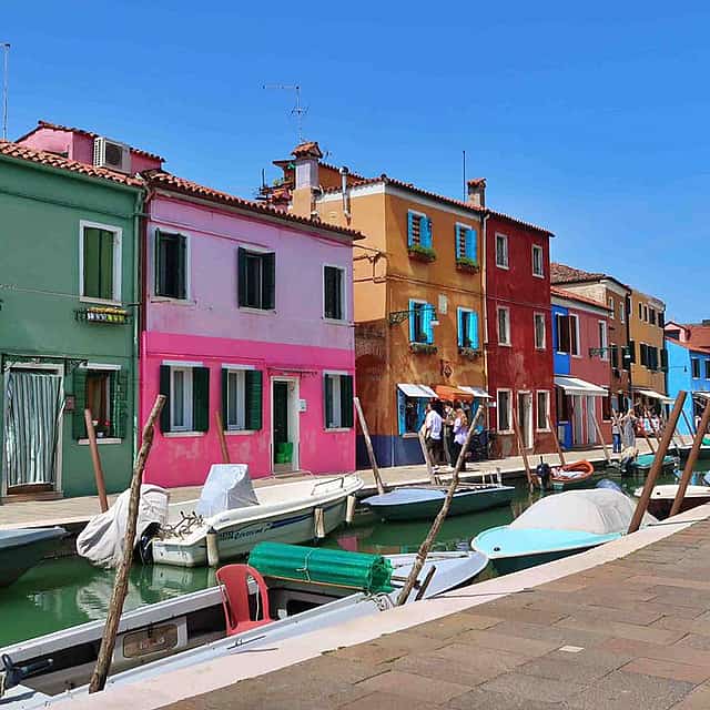 Excursión en barco a Murano y Burano