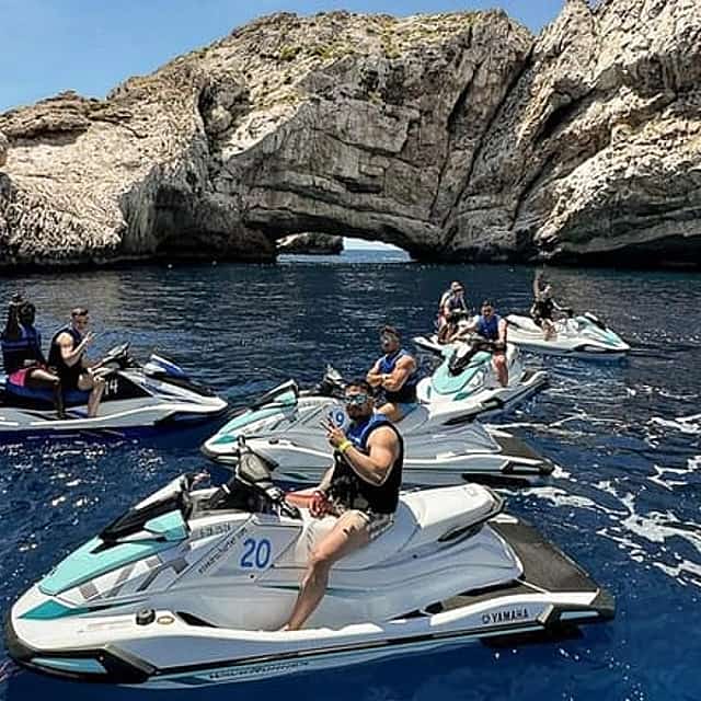 Jet Ski tour from San Antonio (Ibiza) to Margaritas Islands