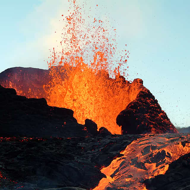 Meradalir Erupting Volcano Hike and Northern Lights