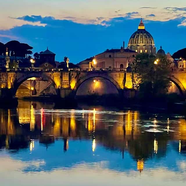 Rome by Night Private Golf Cart Tour with Pick-Up & Drop-Off