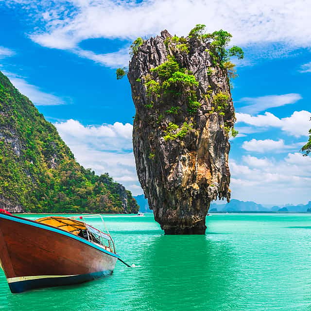 Phuket: Wyspa Jamesa Bonda i spływy kajakowe łodzią motorową
