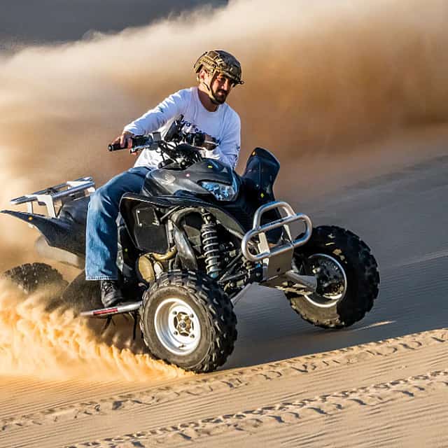 Quad fahren am Strand und in den Dünen
