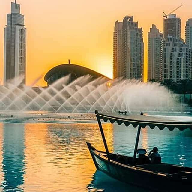 Dubai Fountain Show Lake ride Tickets