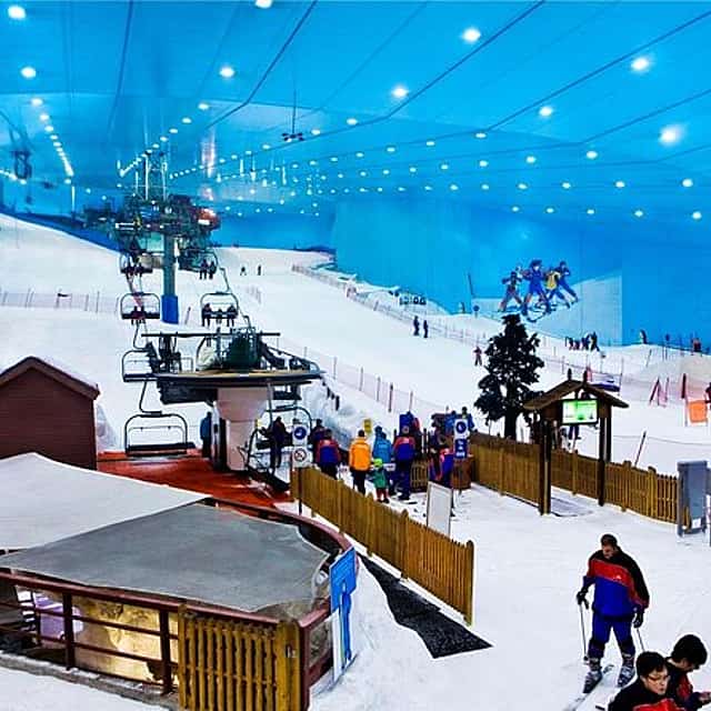 Ski Dubai Snow-Plus Pass & Marina Dhow Dinner Cruise with Private Transfers
