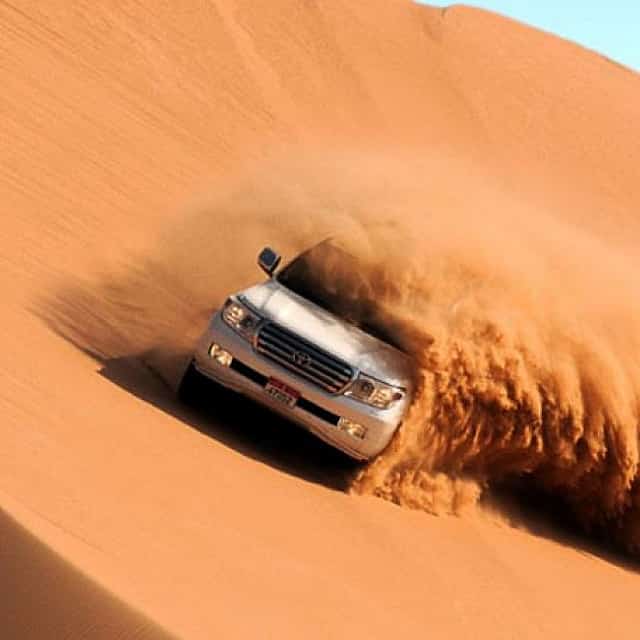 Dubai Dune Bashing Evening Safari with BBQ Dinner
