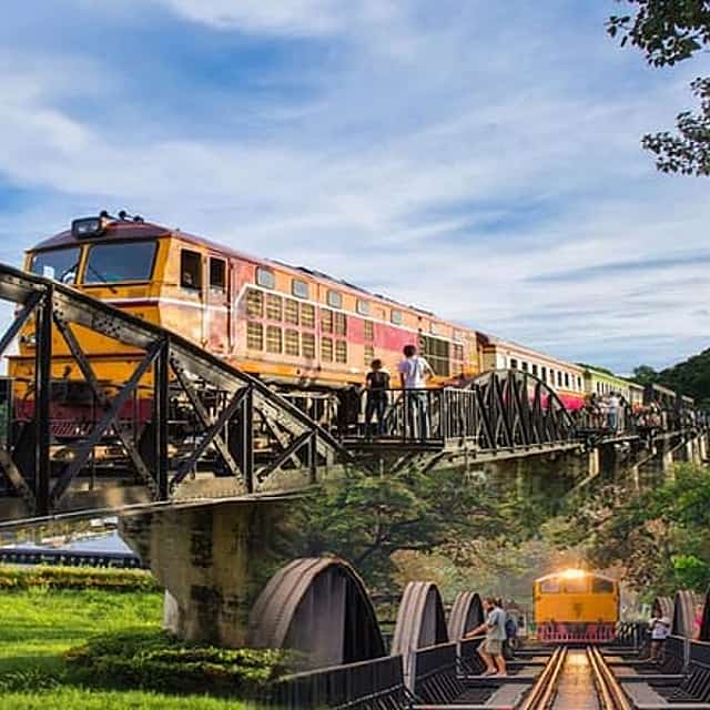 River Kwai Bridge and Floating Market Full-Day Combo