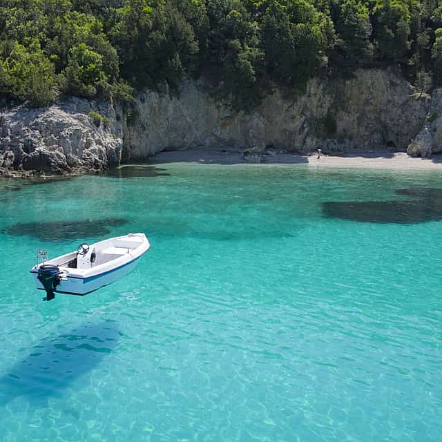 Full-day Blue Lagoon Boat Trip from Corfu to Sivota
