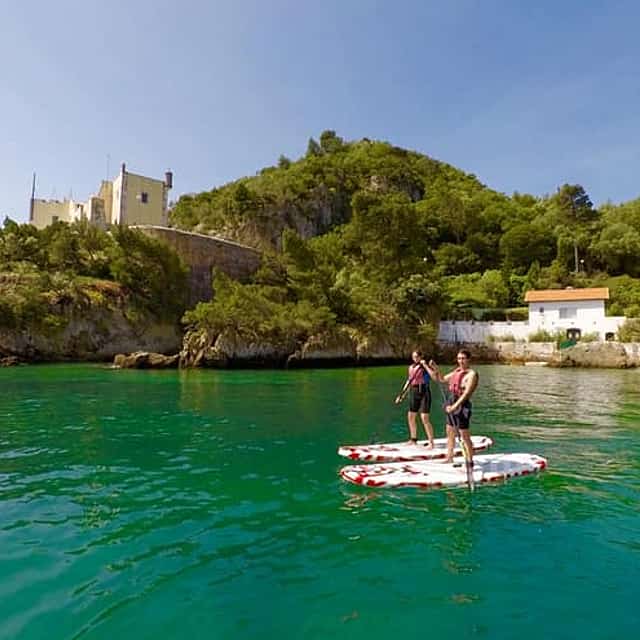 Experiência de Stand Up Paddle no Portinho da Arrábida