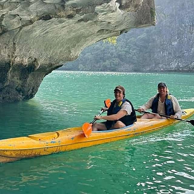 From Halong: Private Canoe Discover Lan Ha Bay’s Hidden Gems