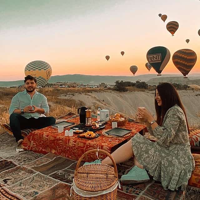 Geniet van een Turks ontbijt in de Cappadocische Vallei