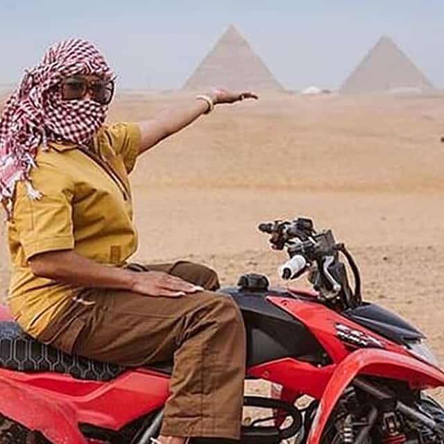 PRIVATE ATV Quad Bike Tour at Pyramids of Giza with Lunch