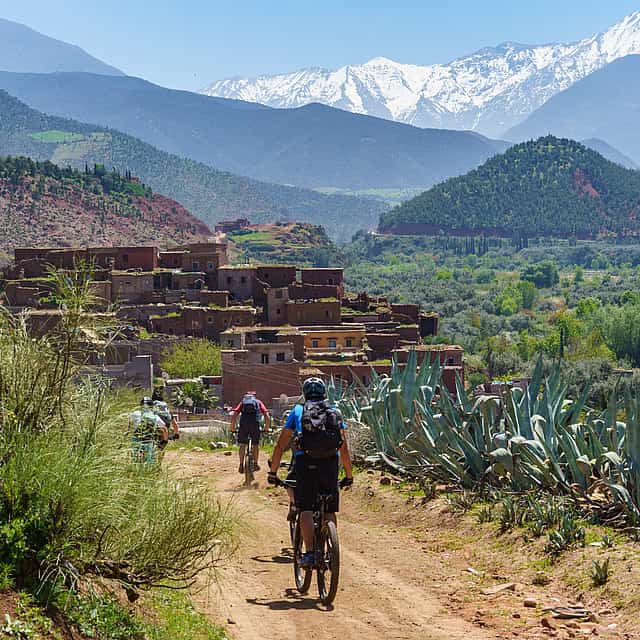 Halbtägiges Mountainbiking im Atlasgebirge ab Marrakesch