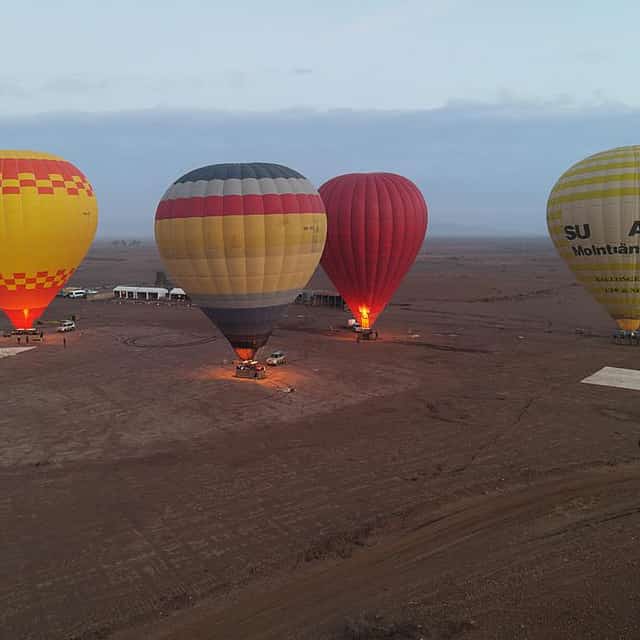 Agadir Abenteuer Ballonfahrt.
