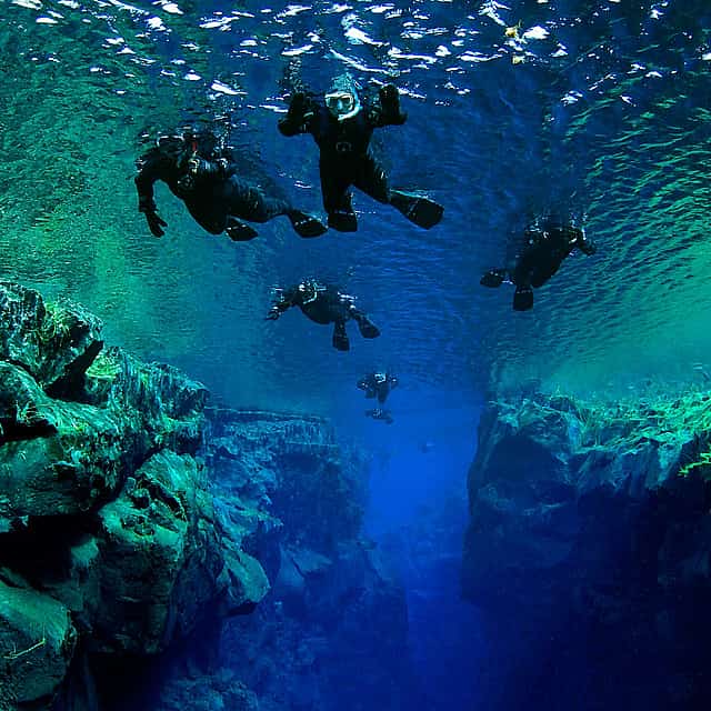 Silfra Freedive and Fontana Geothermal Baths Tour