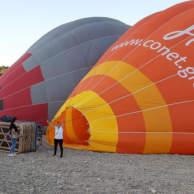 Privater Heißluftballonflug
