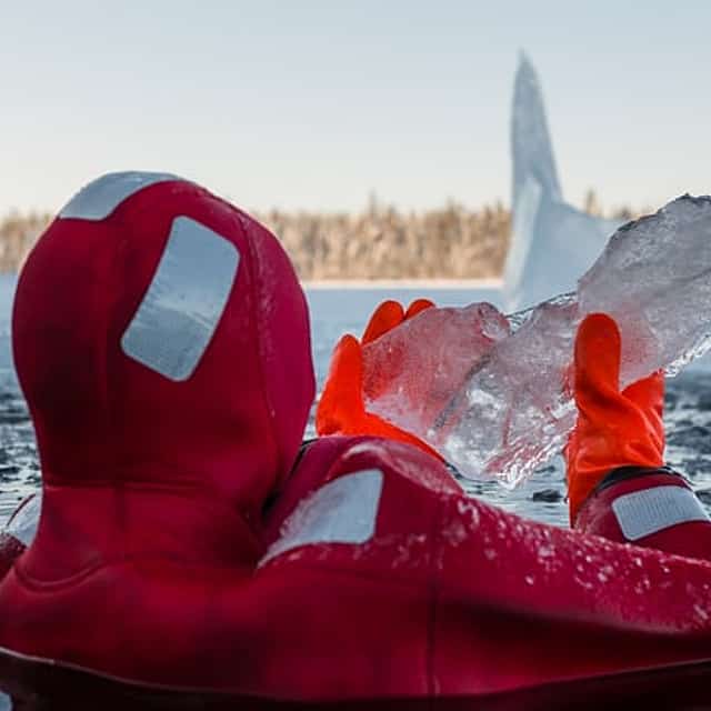 Arctic Ice Floating, Levi — daytime winter experience