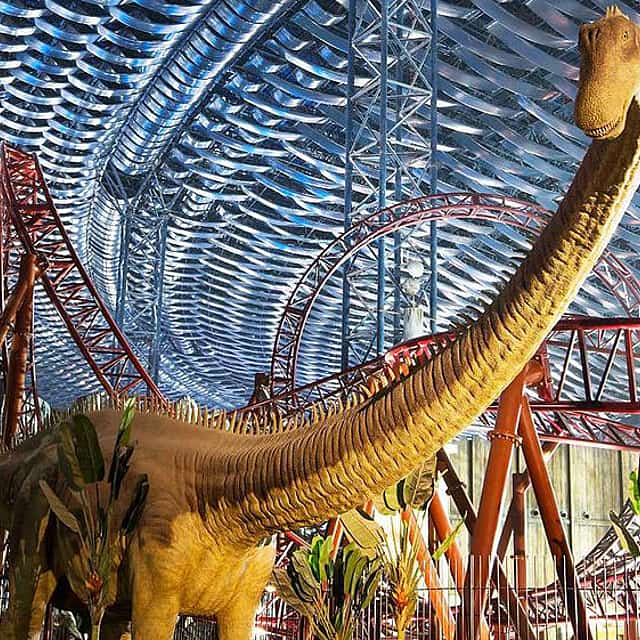 Traslado privado de Abu Dabi a los parques temáticos de Dubái
