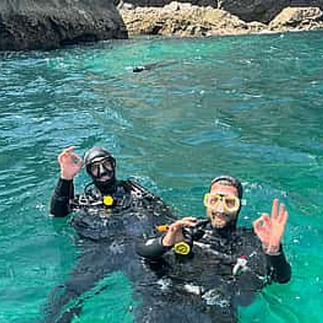 My First Scuba Dive into the Ocean from Faial Island