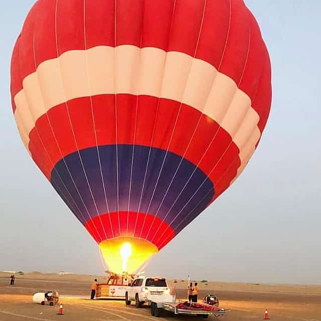 Heißluftballonfahrt
