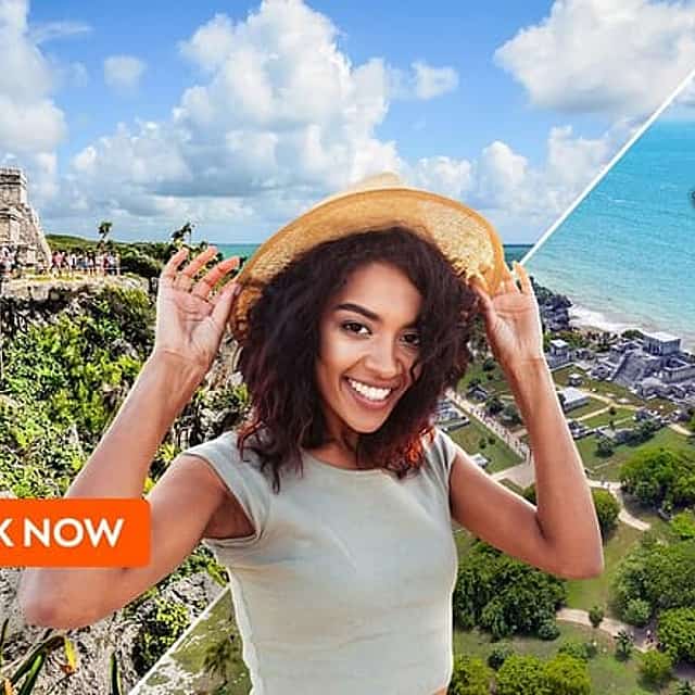 Excursión compartida de un día a Tulum y Cenote