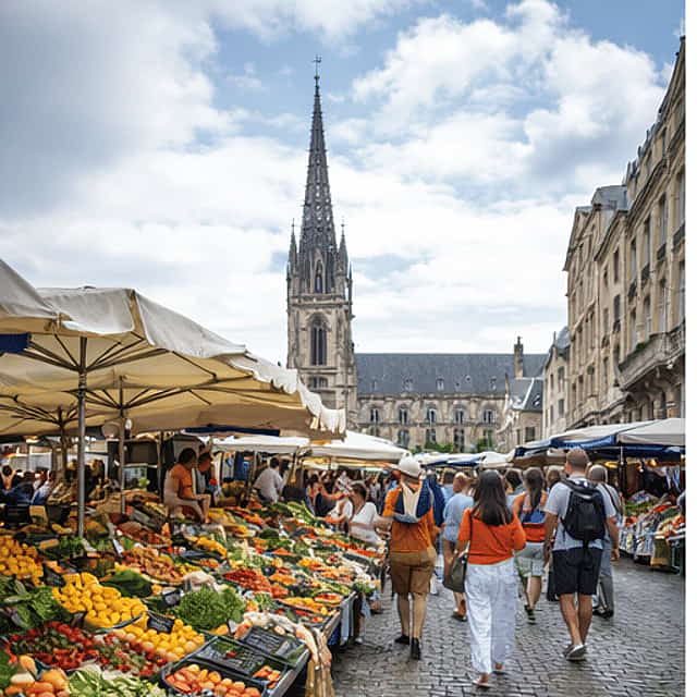 Bordeaux Old Town & Market Food Tour