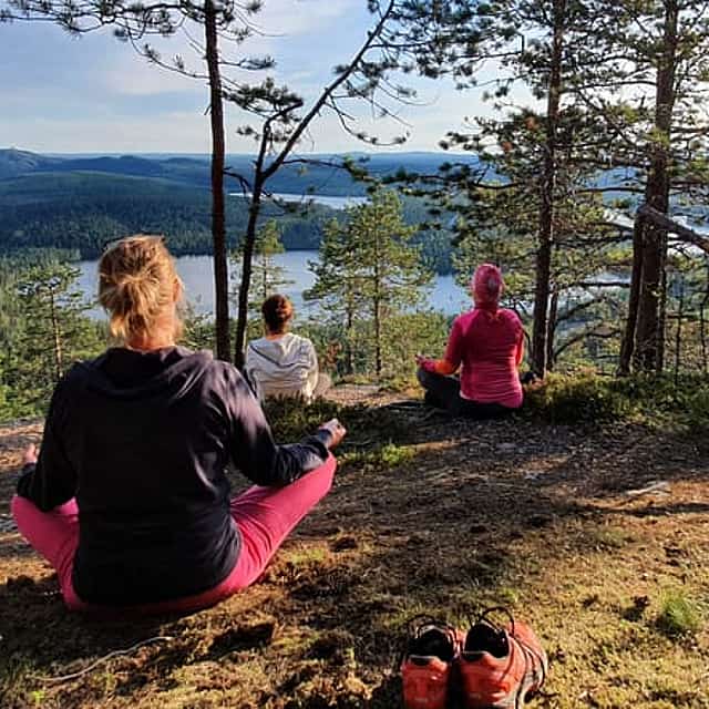 Forest yoga and nature walk