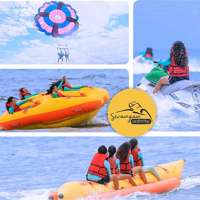 Bali Parasailing Adventure and Water Sport Package with Transport