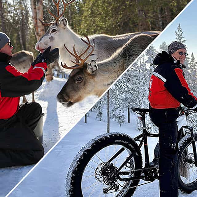E-Fatbike Safari & Reindeer Herder’s Day with Lunch, Levi