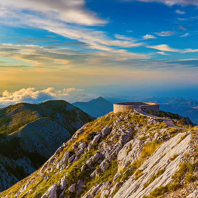 Lovcen - Belle vue et mausolée de Njegoš.
