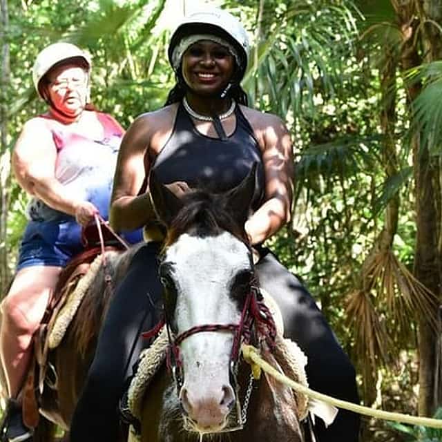 Complete Shared ATV Tour Horse Zip Lines Cenote and Lunch