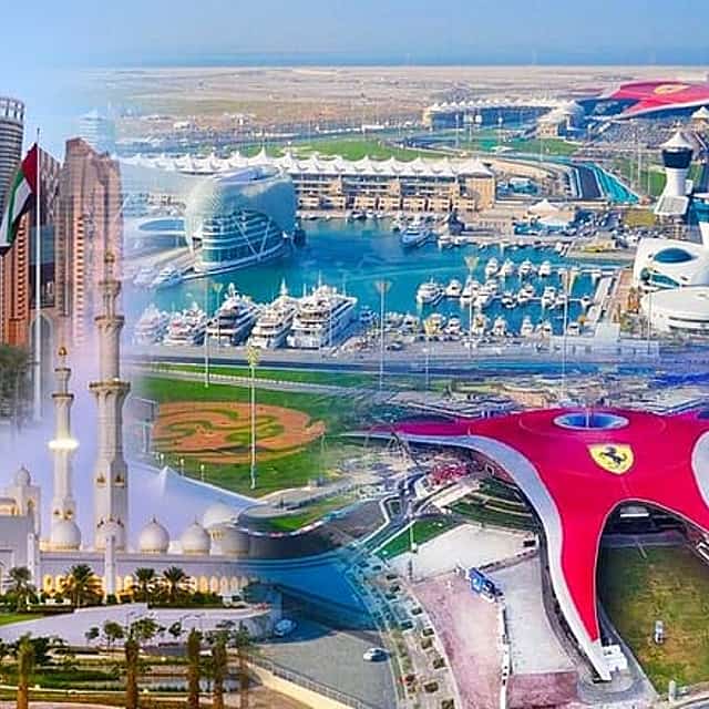 Dubai to Abu Dhabi City Tour With Ferrari World Admission Ticket