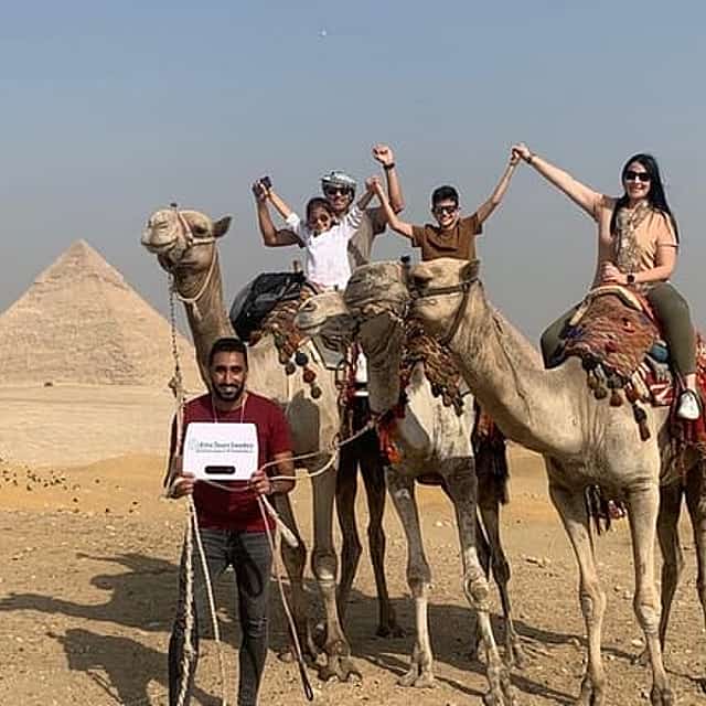 Camel Ride at The Pyramids During Sunset or Sunrise With Pick up