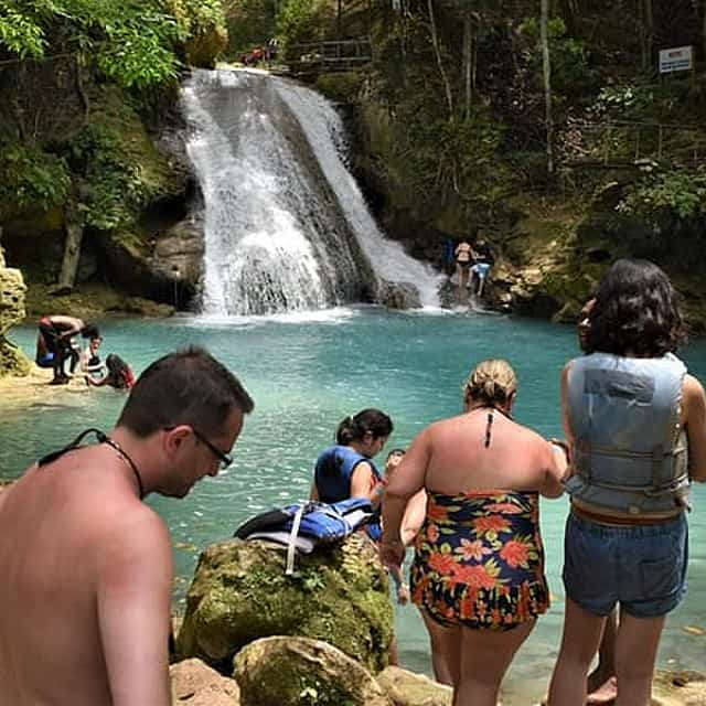 Blue Hole and Secret Falls Day Trip plus Shopping from Montego Bay Hotels