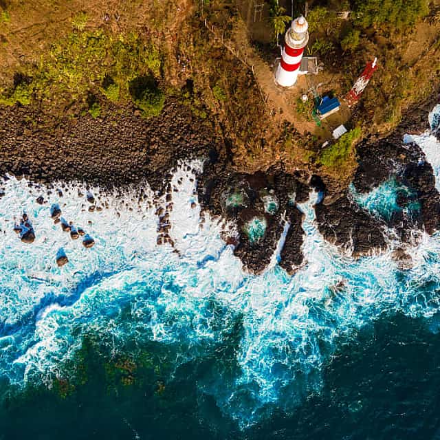 "Magische helikopter sightseeing gedeelde tour vanuit Triolet".

