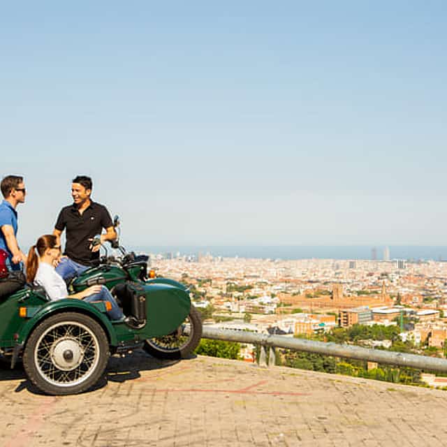 Full Day Barcelona Tour by Sidecar Motorcycle