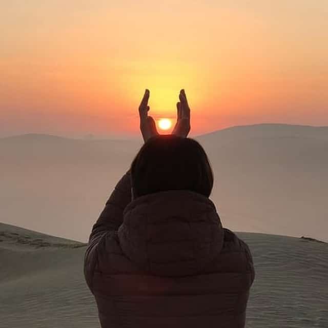 Sunrise Desert Safari with Quad bike and Sandboarding,