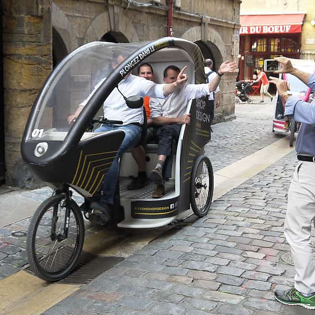 Ungewöhnliche Fahrradtour durch Lyon