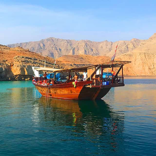 Full-day  Musandam Dibba Dhow Cruise Tour from Dubai