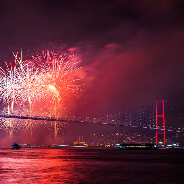 Silvester am Bosporus auf einer 17M Privatyacht