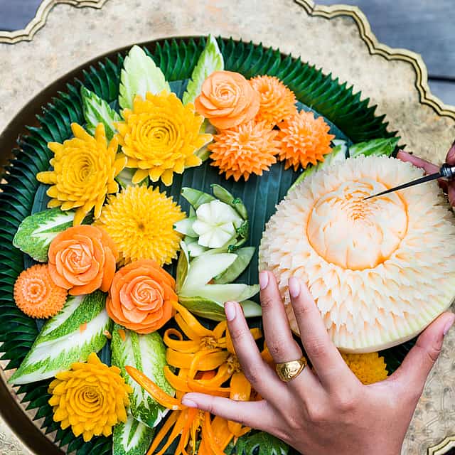 Half-day Professional Thai Fruit and Vegetable Carving Class