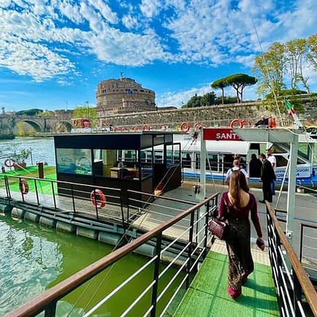 Rome Tiber RiverBoat Ride and Visit the Pantheon at your own pace