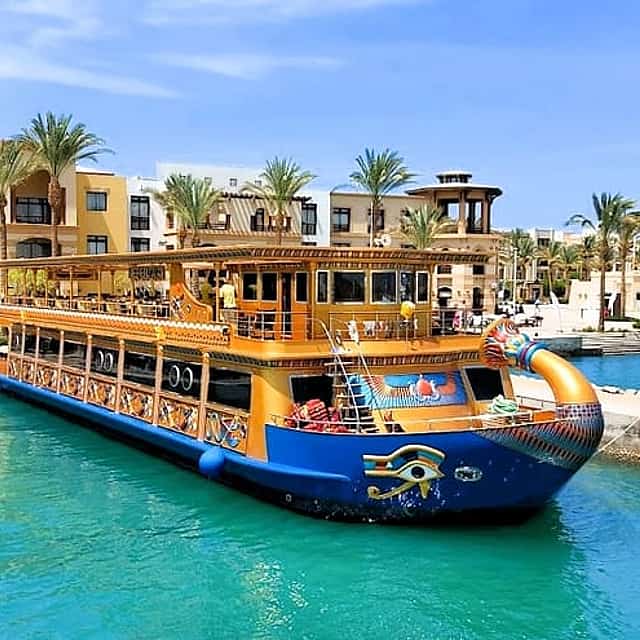 Nefertari Glass bottom Boat - A Luxury day at Sea from Marsa Alam