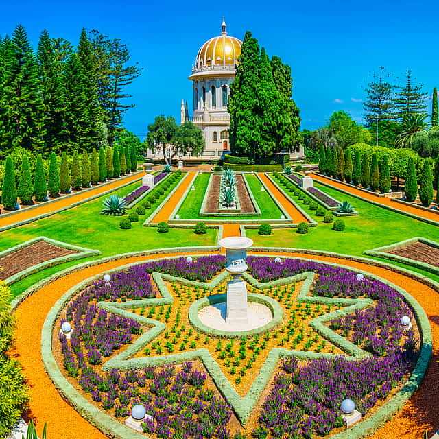 Bahai Gärten Haifa und Caesarea Tour